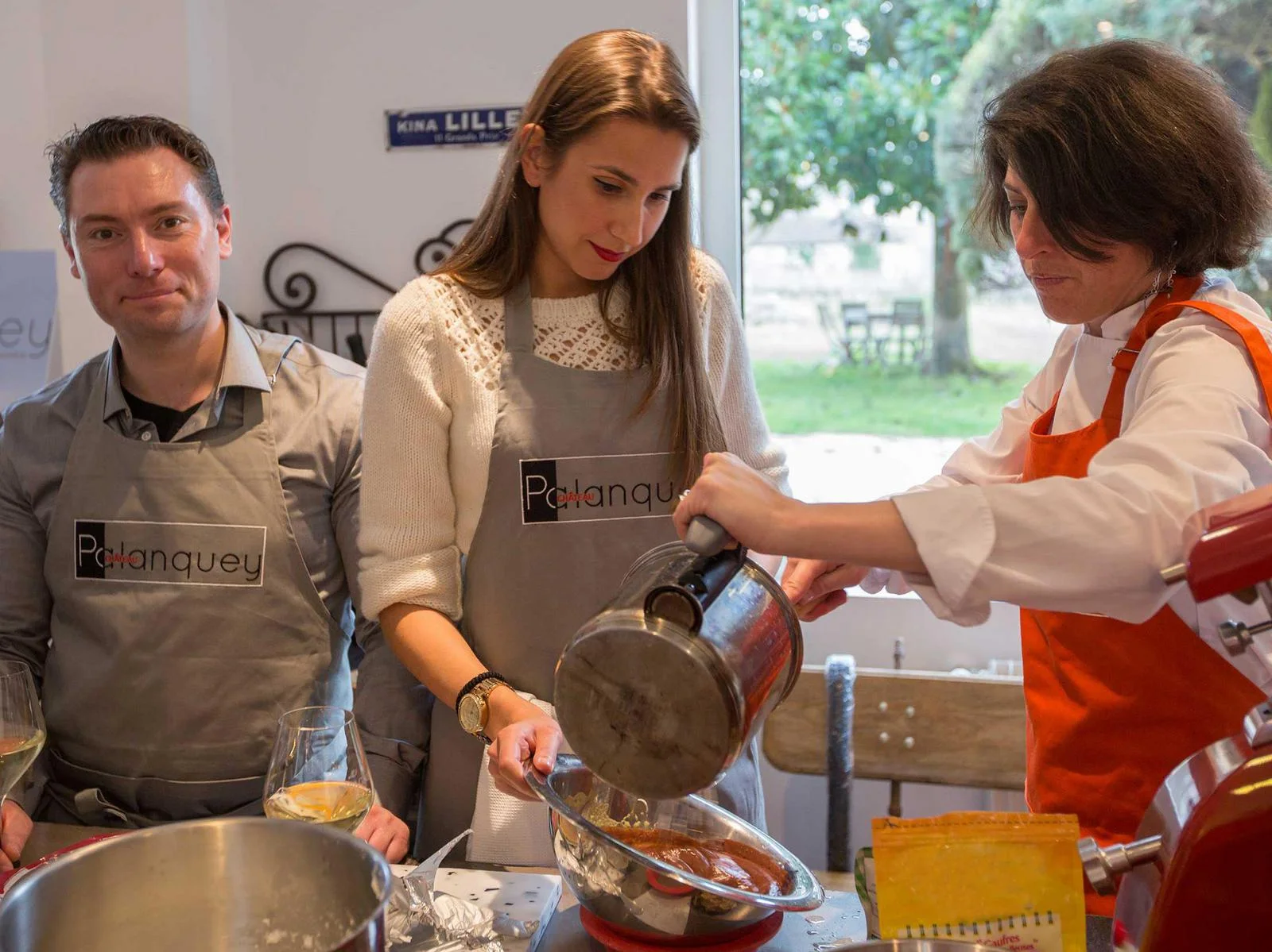 Cours de cuisine au Château du Palanquey